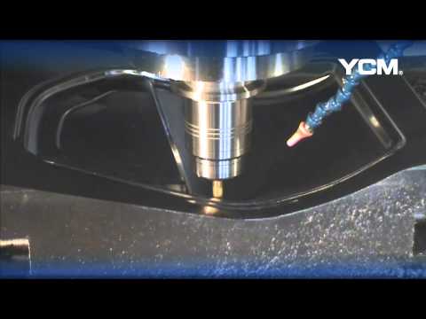 YCM NTV158B Cutting Demonstration