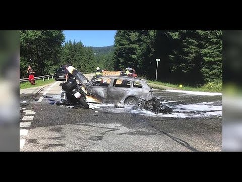Schock-Video: Tödlicher Motorrad-Crash
