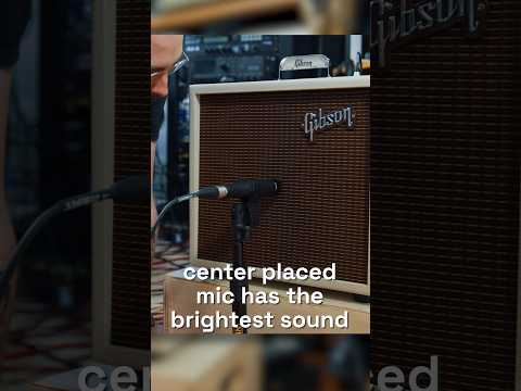 This is how you mic a guitar amp #guitar #guitaradvice #guitartech