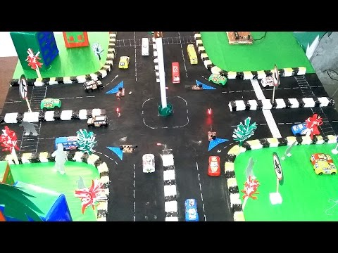 Civil engineering project auto road signal easy and low cost projects Video