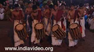 Drum Ensemble at Sree Thayyil Vayanattu Kulavan Temple, Kannur