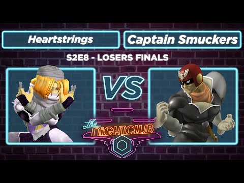 The Nightclub S2E8 - Heartstrings (Sheik) vs Captain Smuckers (Falcon) -Losers Finals SSBM