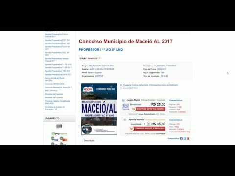 Concurso da Prefeitura de Maceió Alagoas com vagas para vários cargos