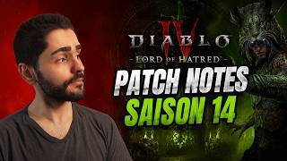 Diablo 4 s'améliore ENCORE avec la saison 14 ! (PTR patch notes)