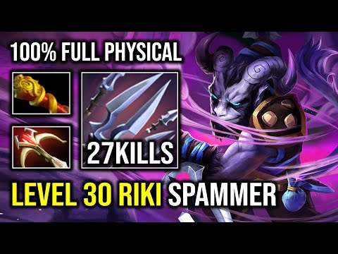How to Build Full Physical AoE Moving Trick of Trade with Level 30 Grand Master Riki Dota 2