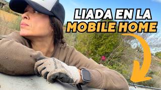 Subo al TEJADO de la MOBILE HOME, preparándola para el invierno. Me encuentro sorpresa! 😨 Vlog269