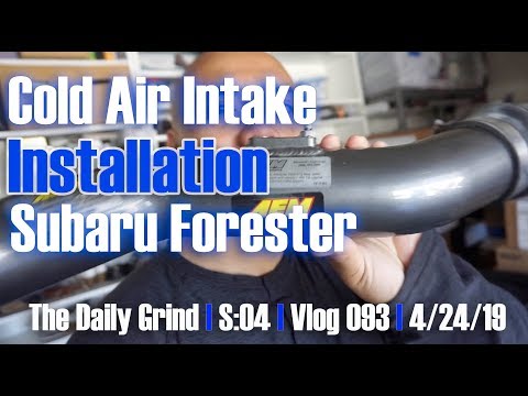 Cold Air Intake Installation - Subaru Forester (S:04/Vlog 093)