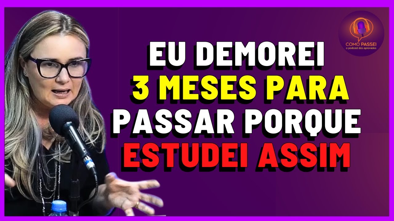 Método de Estudo Que Ela Usou para Ser Aprovada no Concurso Público