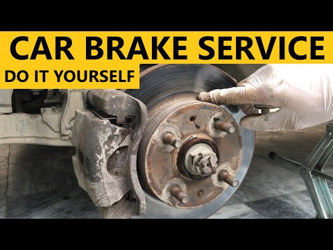 CAR BRAKE SERVICE | Cleaning & Greasing | DIY