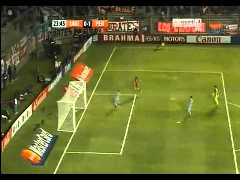 Uruguay  1 - 1 Perú Gol Guerrero [Copa America 2011]