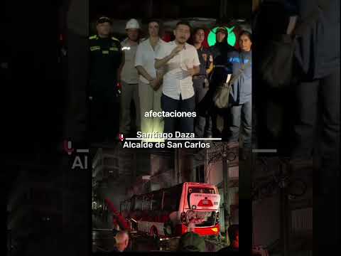 #ultimahora Estos fueron los motivos del incendio de un bus de Coonorte en San Carlos, Antioquia