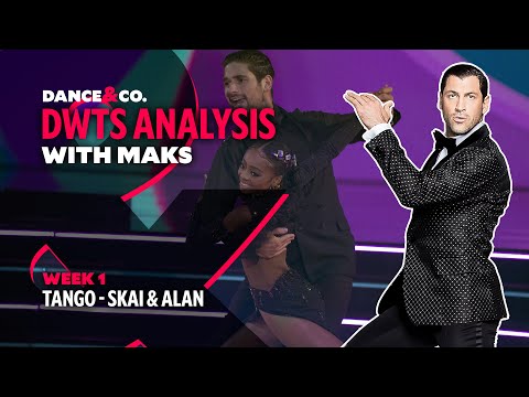 DWTS MAKS ANALYSIS: Week 1 - Skai Jackson & Alan Bersten's Tango