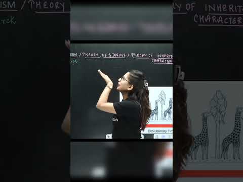 Lamarck's Theory of Evolution #neet2025 #neet2024 #samaptishinamahapatra