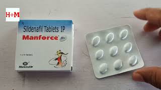 Manforce Tablet 50 Mg Kis Kaam Aata Hai | मैनफोर्स 50 Mg टेबलेट किस काम आता है  Manforce 50 mg