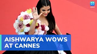Cannes 2022: Aishwarya Rai Bachchan wows in a black floral gown