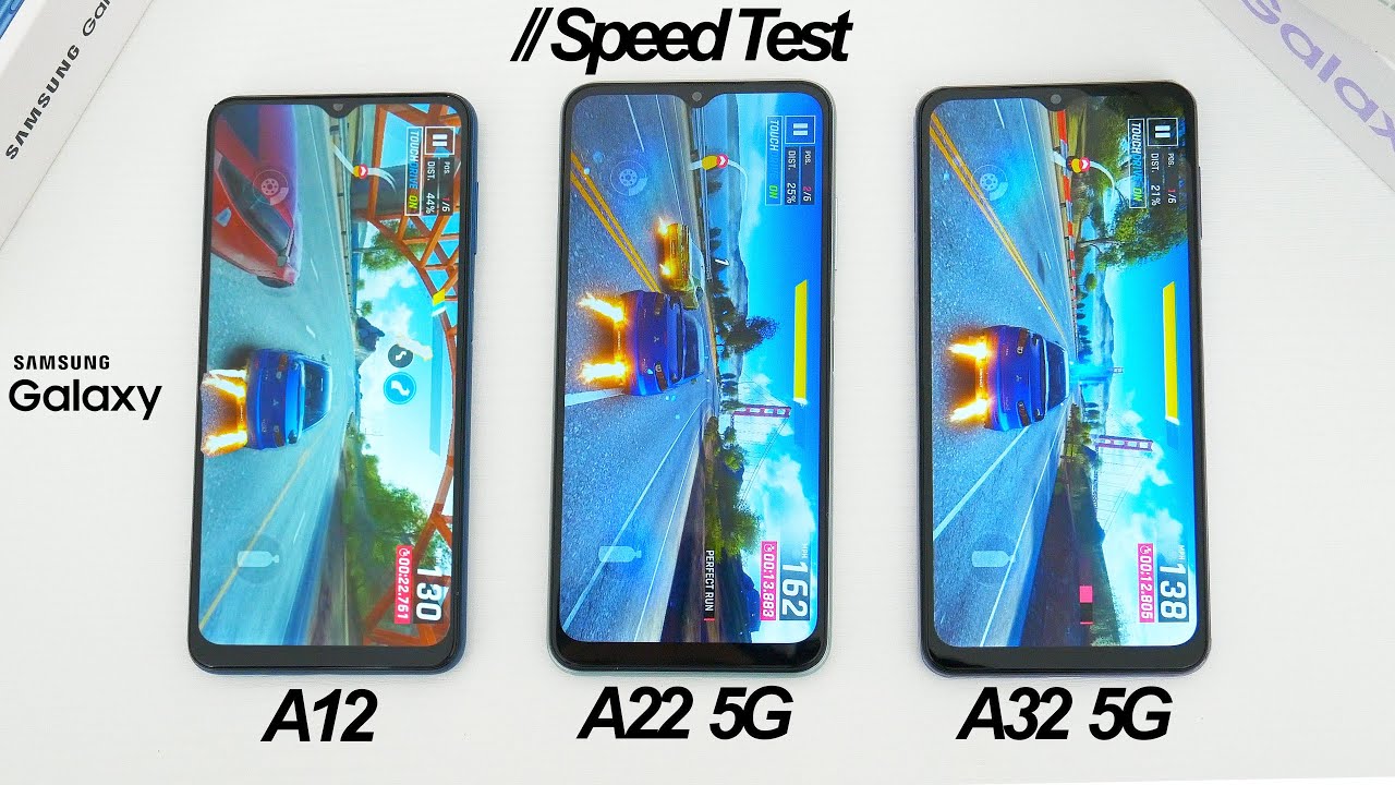 Speed Test: Samsung Galaxy A12 vs A22 5G vs A32 5G Comparison!