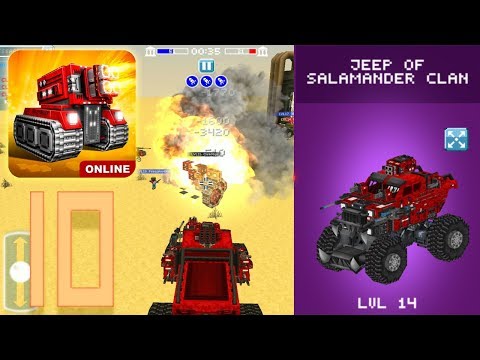 Blocky Cars Online - Jeep of Salamander Clan (Gameplay Part 10)