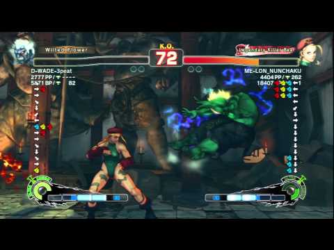 D-WADE-3peat (Oni) Vs ME-LON_NUNCHAKU (Cammy) SSF4 AE Ranked Matches - PSN
