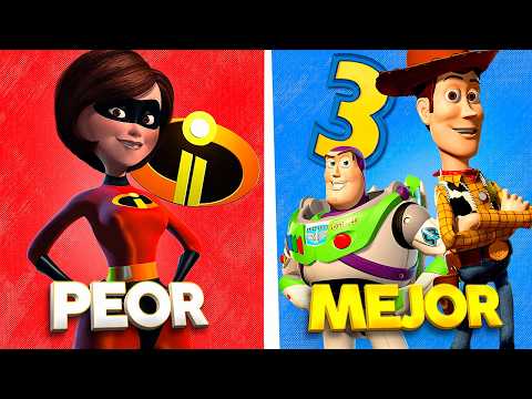 Las 9 SECUELAS de Pixar: De PEOR a MEJOR #2026