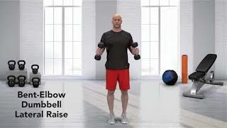 Bent-Elbow Dumbbell Lateral Raise exercise video thumbnail