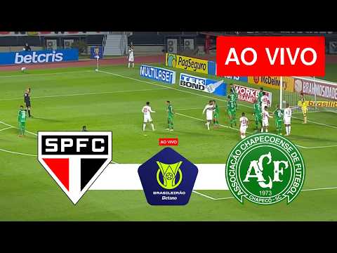 São Paulo x Chapecoense AO VIVO COM IMAGENS. Brasileirão 2026. ONDE ASSISTIR AO VIVO
