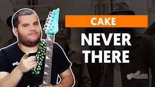 NEVER THERE - Cake | Como tocar na guitarra (aula de música)