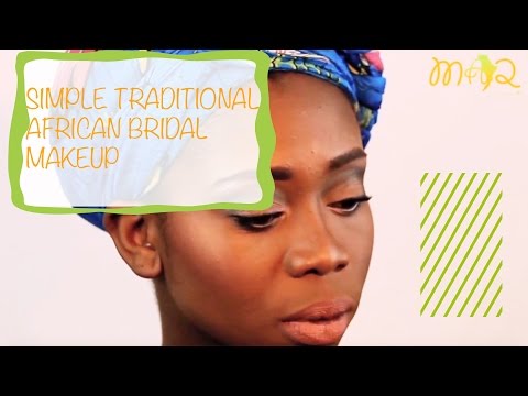Simple African Bridal Make Up | By BlackBettyMUA