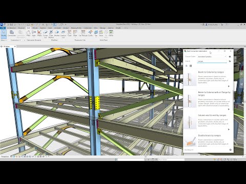 Revit 2023: Library-based connections design automation