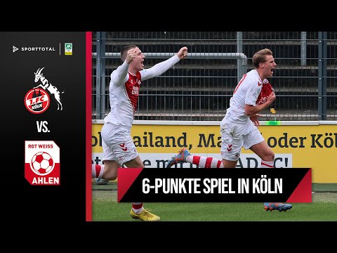 FC Köln holt sich Big Points im Abstiegskampf!| 1. FC Köln U21 – Rot Weiss Ahlen |Regionalliga West