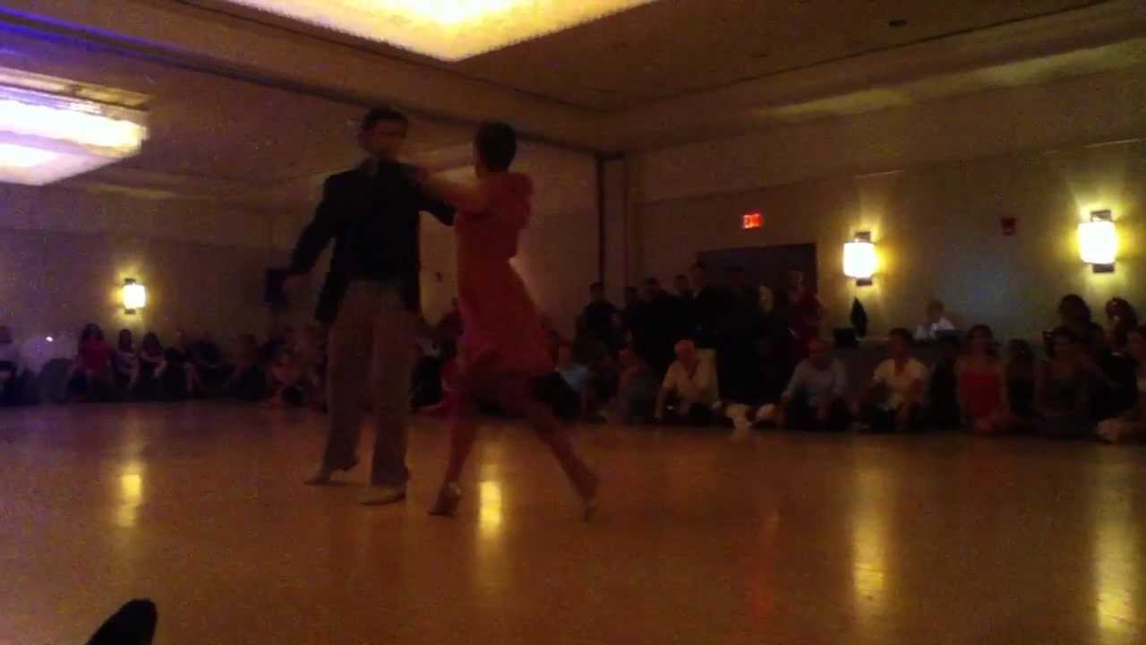 Dana Frigoli and Adrian Ferreyraat Chicago Tango Week 2012, Friday night Milonga, performance 2