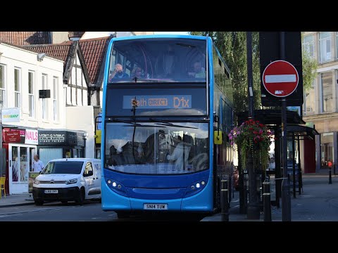 *Windscreen View* ADL Enviro 400 (D1X to Trowbridge) SN14 TUW/33857//First Bus