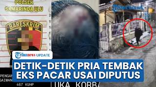Rekaman CCTV Mahasiswa Ditembak Mantan Pacar Pakai Senapan di Samarinda, Sakit Hati seusai Diputus