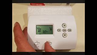 Is my Thermostat Broken? How to use Honeywell Pro4000 Thermostat