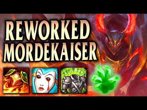 REWORKED MORDEKAISER BURNS TOO HOT! MELT EVERYONE! Infernal Tank Morde Top - League of Legends S9