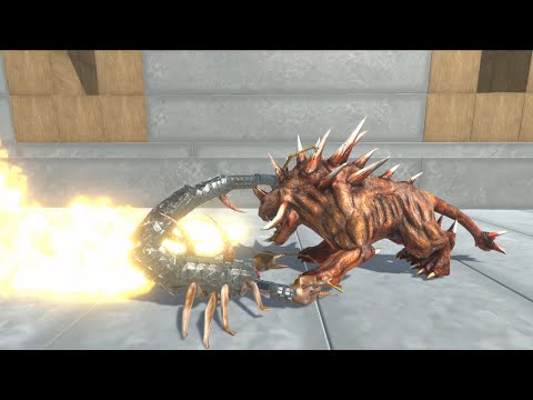 Scorpion King Vs all Units Animal Revolt Battle Simulator