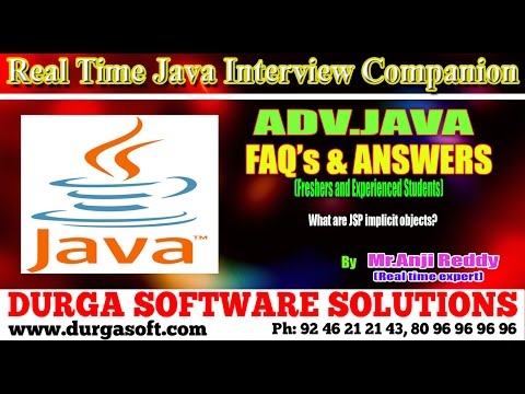 Java Interview Companionadv Java What Are Jsp Implicit Objects