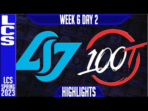CLG vs 100 Highlights | LCS Spring 2023 W6D2 | Counter Logic Gaming vs 100 Thieves