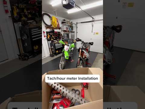How to install Tusk tach/hour meter #dirtbikes #dirtbike #diy #moto