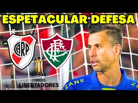 ESPETACULAR DEFESA DO GOLEIRO FABIO | RIVER PLATE 2 X 0 FLUMINENSE | LIBERTADORES 2023