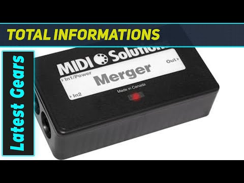 MIDI Solutions Merger 2-In/1-Out MIDI Merger 2010s - Black image 5
