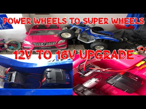 Power Wheels TO Super Wheels | Upgrading From 12V to 18V | EASY MOD | EASY Installation