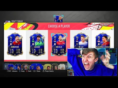 99 TOTY VAN DIJK!! - 192 RATED DEFENDERS FUT DRAFT! (FIFA 20)