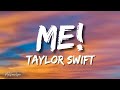 Taylor Swift - Me! (Lyrics/ Letra) ft.Brandon Urie