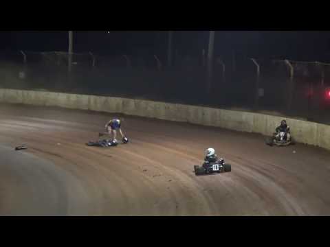 Rob Marks Crash - Maryborough Speedway