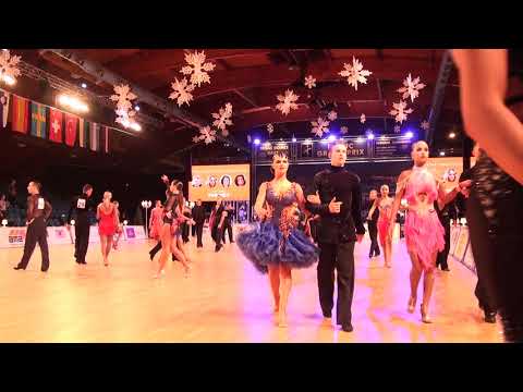 00023 WDSF U21 Open Latin r.1  BELLEVUE PARK HOTE cup