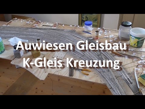 Auwiesen Gleisbau - Kreuzung aus K-Gleis