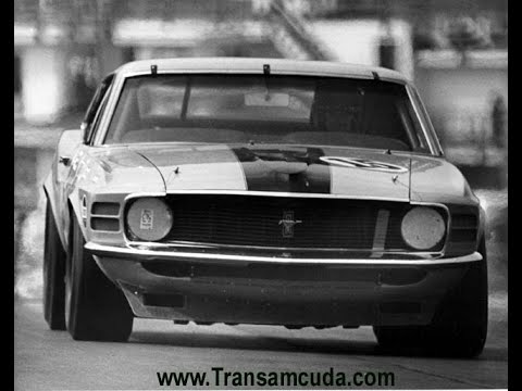 1970 SCCA Watkins Glen Trans Am; Parnelli Jones Bud Moore Boss 302 Mustang; Mark Donohue Javelin