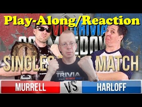 Dan Murrell VS Kristian Harloff - Movie Trivia Schmoedown SINGLES TITLE MATC | Play-Along/Reaction