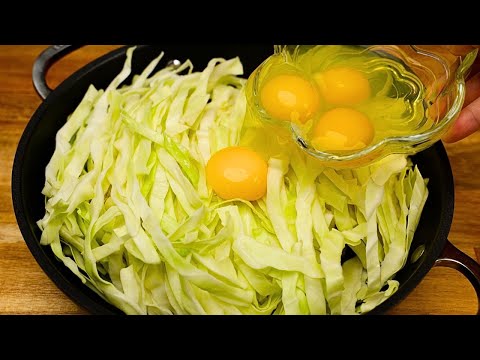 Mix Cabbage with 4 Eggs! So Delicious Your Family Will Ask for It Every Day