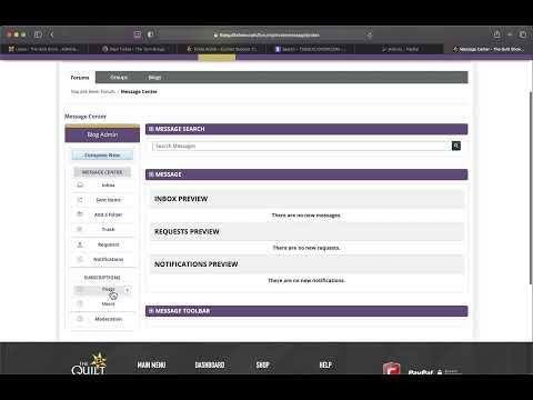 How to Receive Email Notifications from The Quilt Show Forum